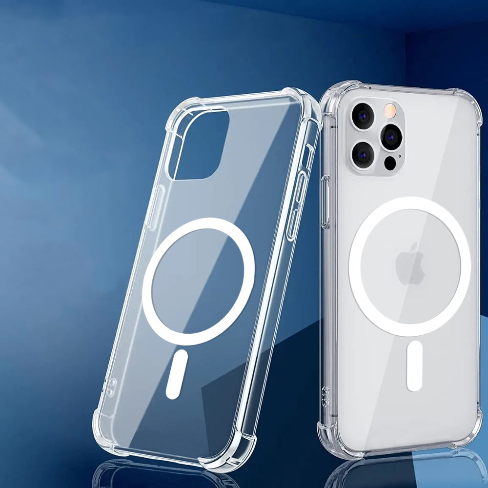 Θήκη MagSafe για Apple iPhone 17 Pro Max, Techsuit, Ανθεκτική στους κραδασμούς, Διάφανη
