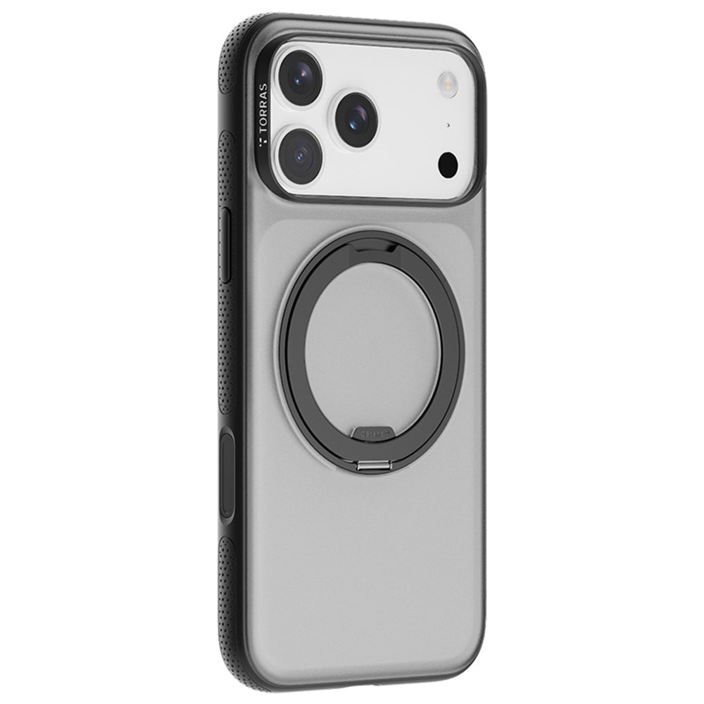 Θήκη MagSafe για Apple iPhone 17 Pro Max, Torras, Ostand R Fitness, Μαύρη