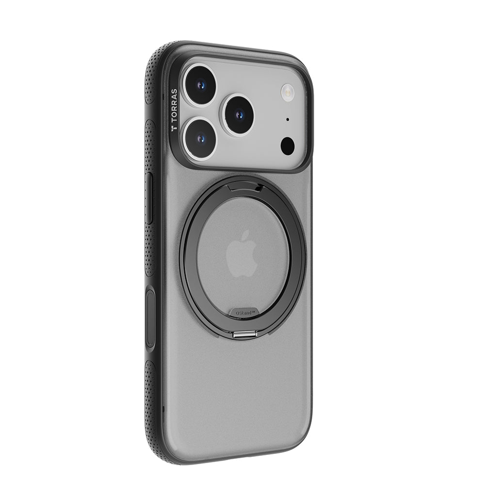 Θήκη MagSafe για Apple iPhone 17 Pro Max, Torras, Ostand R Fitness, Μαύρη