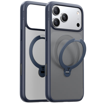 Θήκη MagSafe για Apple iPhone 17 Pro Max, Torras, Ostand Spin, Μπλε