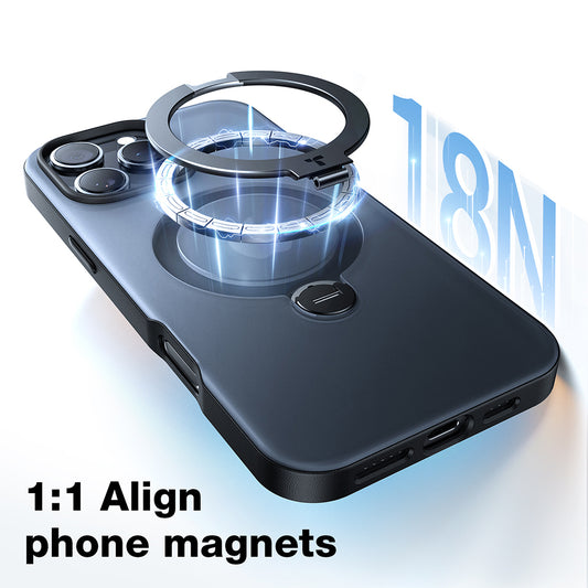 Θήκη MagSafe για Apple iPhone 17 Pro Max, Torras, Ostand Spin, Μπλε