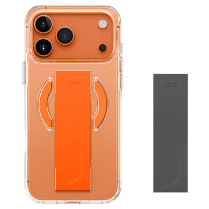 Θήκη MagSafe για Apple iPhone 17 Pro Max, UNIQ, Heldro Air MagClick, Διαφανές Πορτοκαλί