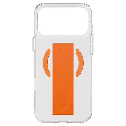 Θήκη MagSafe για Apple iPhone 17 Pro Max, UNIQ, Heldro Air MagClick, Διαφανές Πορτοκαλί