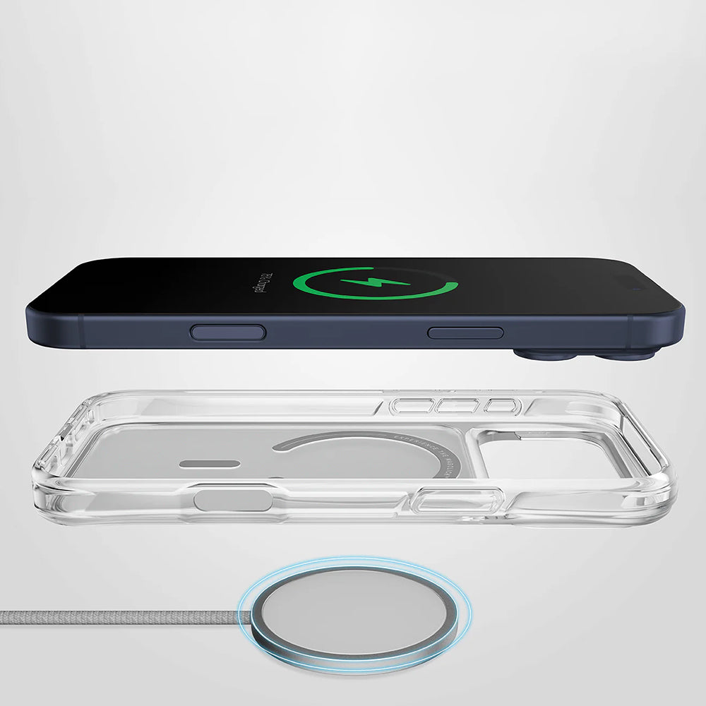 Θήκη MagSafe για Apple iPhone 17 Pro Max, UNIQ, LifePro Xtreme MagClick, Διάφανη