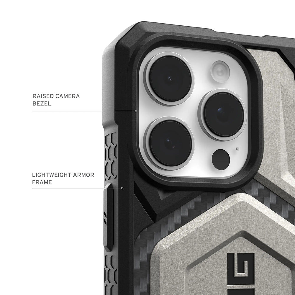 MagSafe Case for Apple iPhone 17 Pro Max, Urban Armor Gear, Monarch Pro Kevlar, Navy Blue
