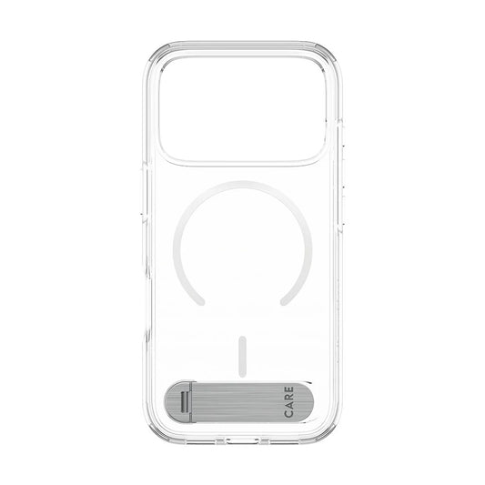 MagSafe Case for Apple iPhone 17 Pro, PanzerGlass, Care Feature Kickstand, Transparent