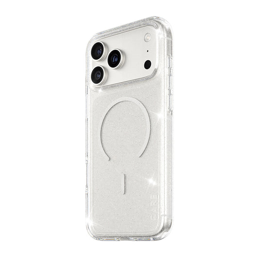 MagSafe Case for Apple iPhone 17 Pro, PanzerGlass, Urban Explorer Star Lit, White Transparent