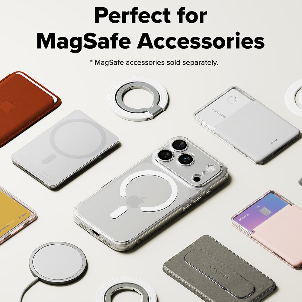 Θήκη MagSafe για Apple iPhone 17 Pro, Ringke, Fusion, Διάφανη