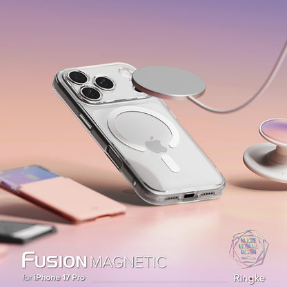 Θήκη MagSafe για Apple iPhone 17 Pro, Ringke, Fusion, Ματ Διαφανής