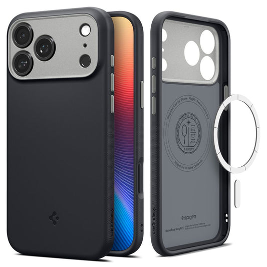 MagSafe Case for Apple iPhone 17 Pro, Spigen, Caseology Nano Pop, Black