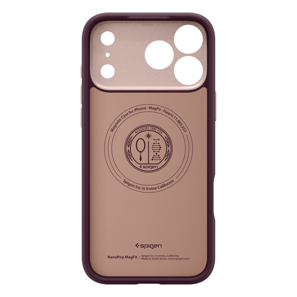 Θήκη MagSafe για Apple iPhone 17 Pro, Spigen, Caseology Nano Pop, Βυσσινί