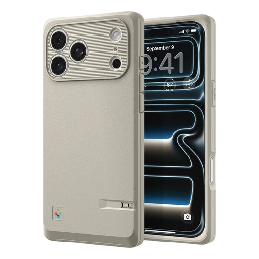 Θήκη MagSafe για Apple iPhone 17 Pro, Spigen, Classic LS, Κρεμ