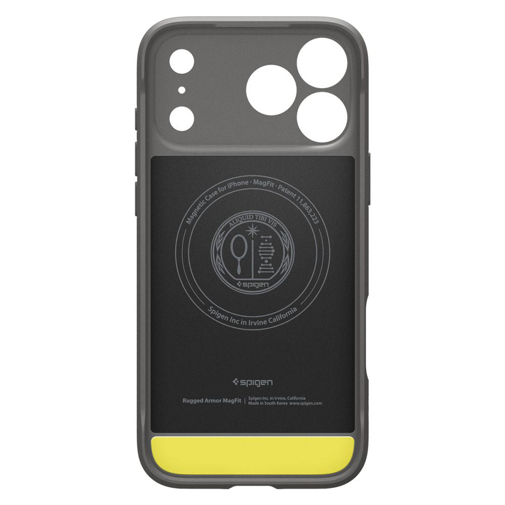 Θήκη MagSafe για Apple iPhone 17 Pro, Spigen, Rugged Armor, Γκρι
