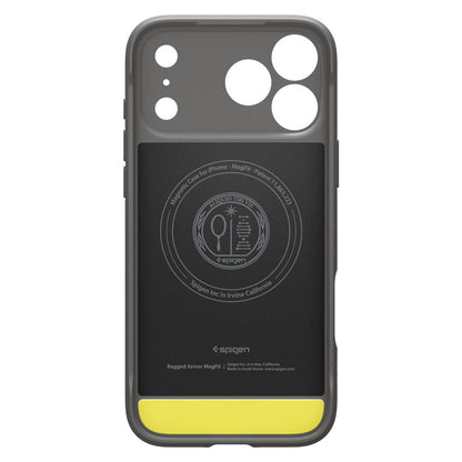 Θήκη MagSafe για Apple iPhone 17 Pro, Spigen, Rugged Armor, Γκρι