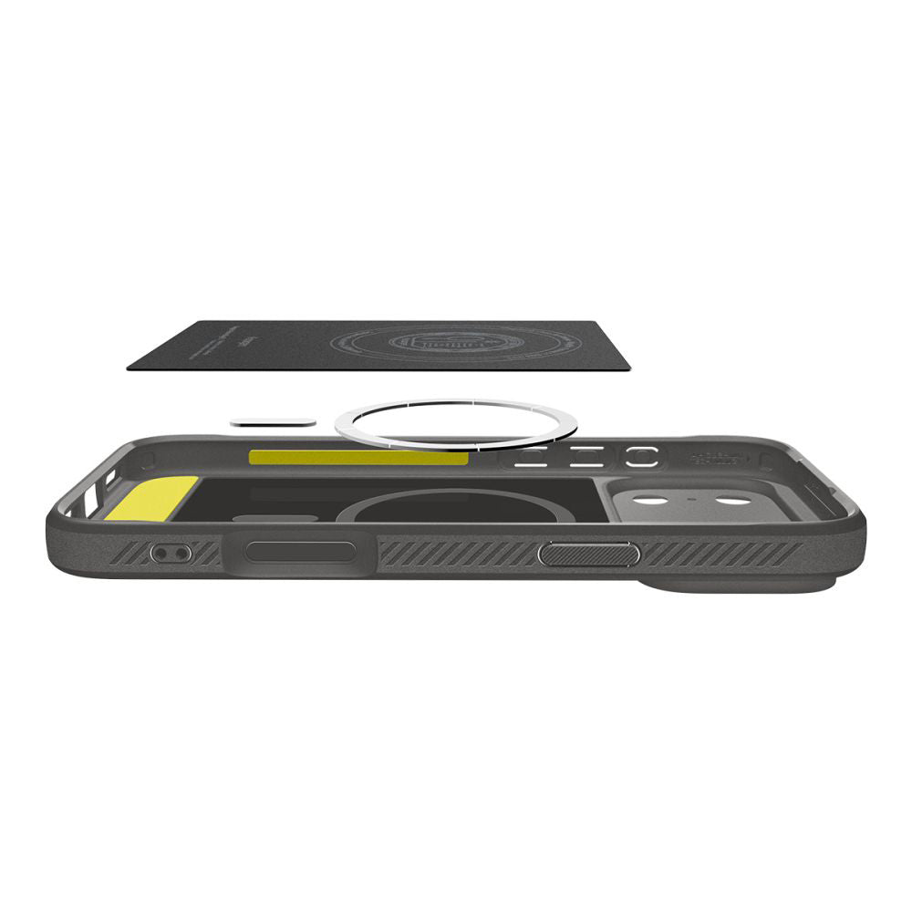 Θήκη MagSafe για Apple iPhone 17 Pro, Spigen, Rugged Armor, Γκρι