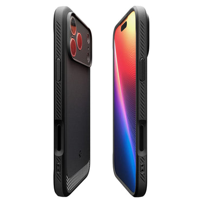 Θήκη MagSafe για Apple iPhone 17 Pro, Spigen, Rugged Armor, Ματ Μαύρη