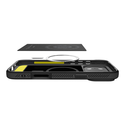 Θήκη MagSafe για Apple iPhone 17 Pro, Spigen, Rugged Armor, Ματ Μαύρη