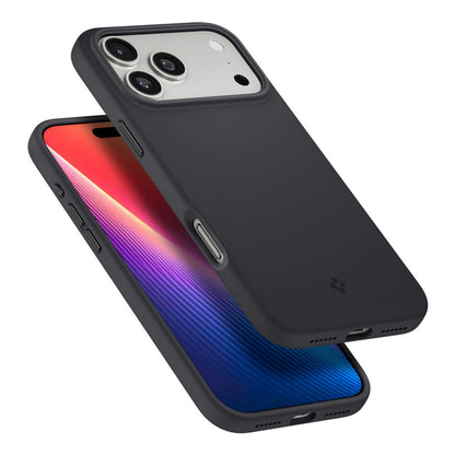 MagSafe Case for Apple iPhone 17 Pro, Spigen, Silicone Fit, Black