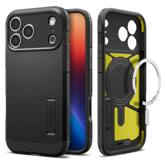 Θήκη MagSafe για Apple iPhone 17 Pro, Spigen, Tough Armor T, Μαύρη