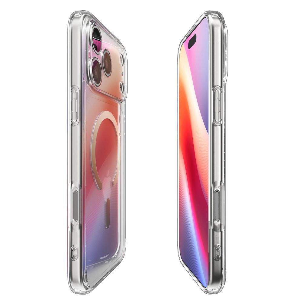 Θήκη MagSafe για Apple iPhone 17 Pro, Spigen, Ultra Hybrid, Διάφανο Χρυσό