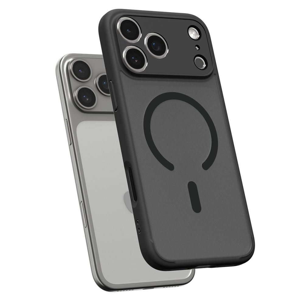 Θήκη MagSafe για Apple iPhone 17 Pro, Spigen, Ultra Hybrid, Ματ Μαύρη