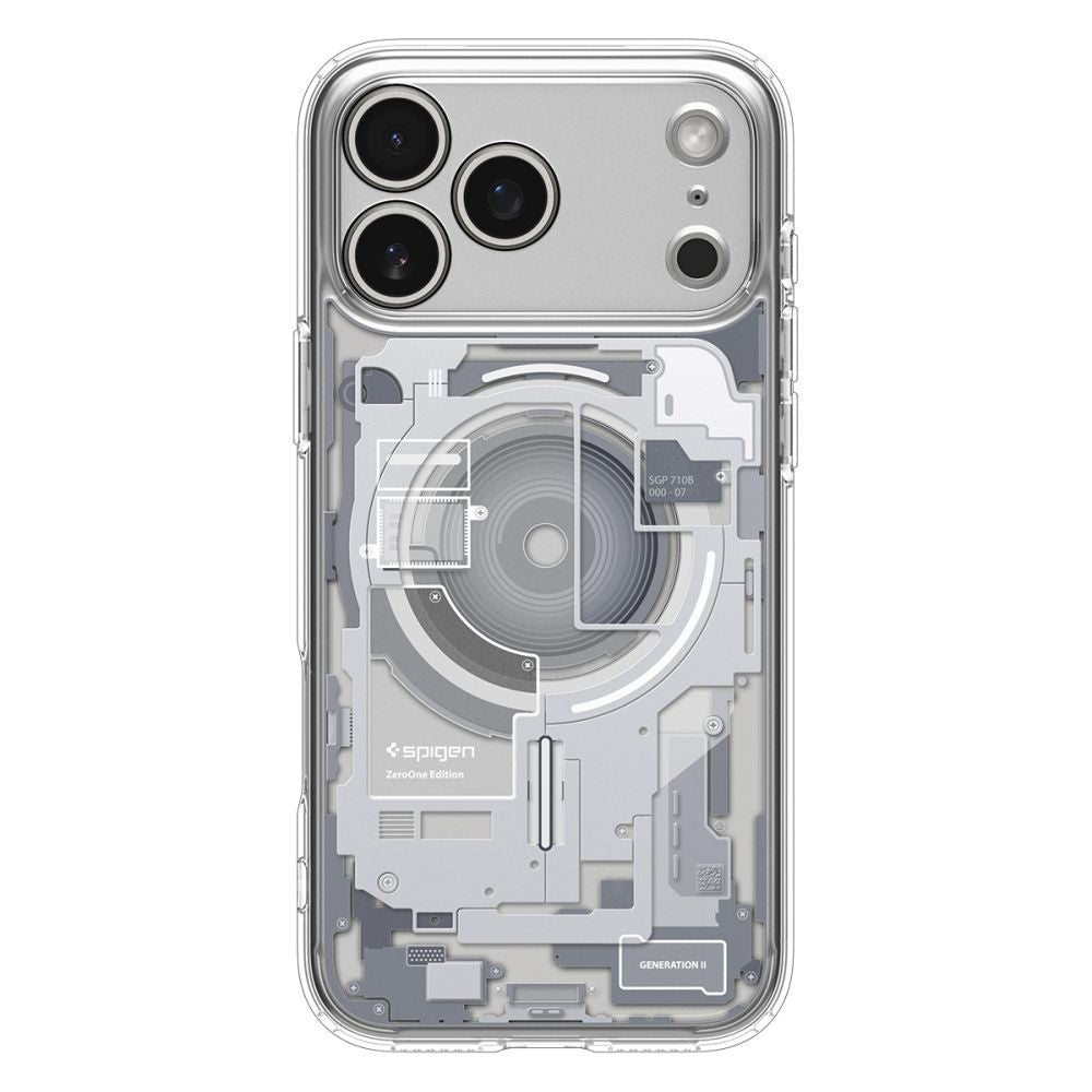 Θήκη MagSafe για Apple iPhone 17 Pro, Spigen, Ultra Hybrid Zero One, Λευκή