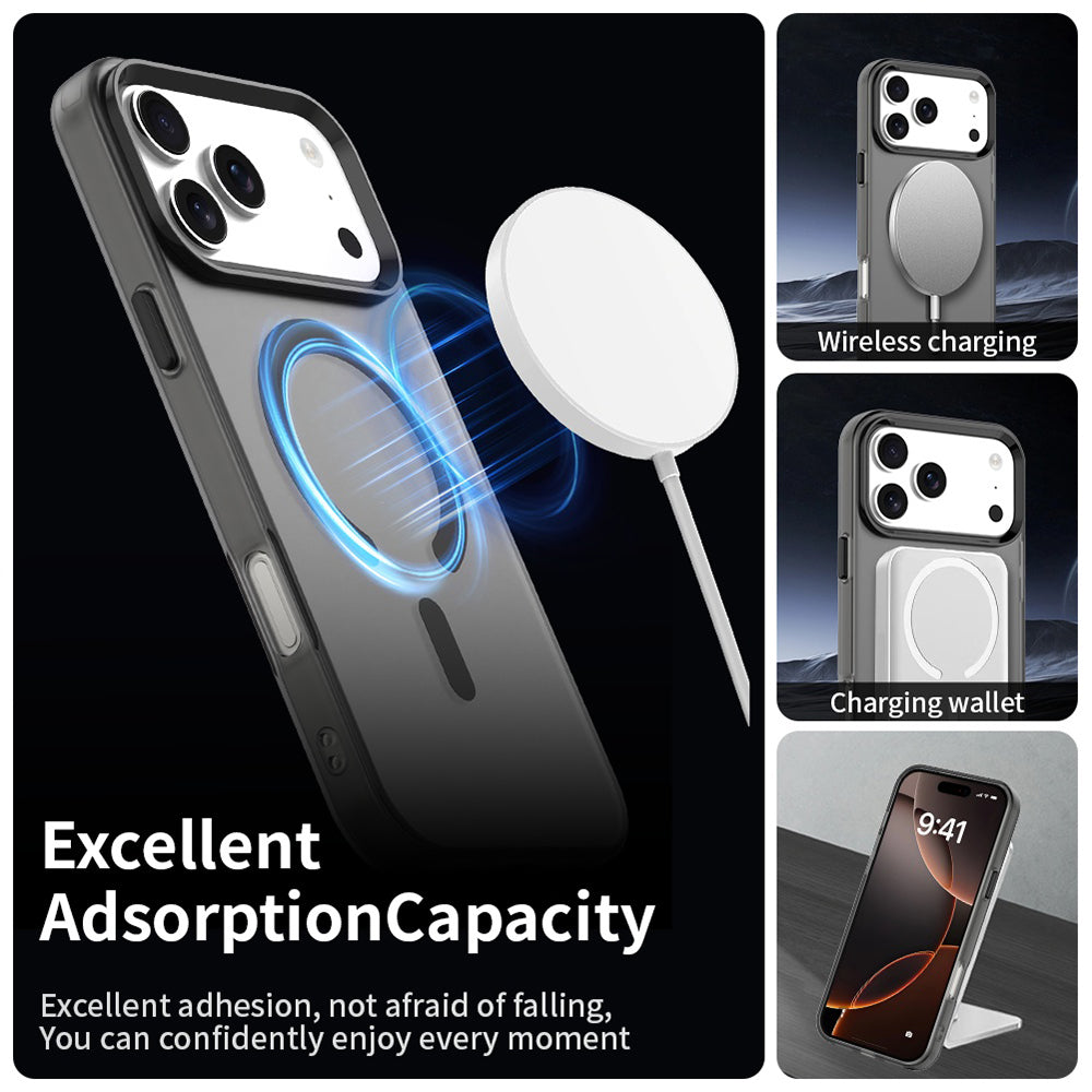 Θήκη MagSafe για Apple iPhone 17 Pro, Techsuit, CandyCase, Μαύρη