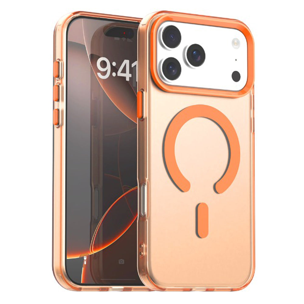 MagSafe Case for Apple iPhone 17 Pro, Techsuit, CandyCase, Orange