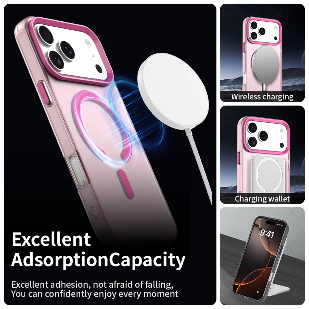Θήκη MagSafe για Apple iPhone 17 Pro, Techsuit, CandyCase, Ροζ