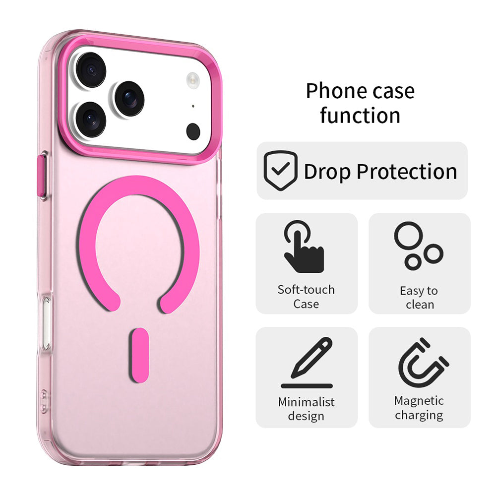 Θήκη MagSafe για Apple iPhone 17 Pro, Techsuit, CandyCase, Ροζ