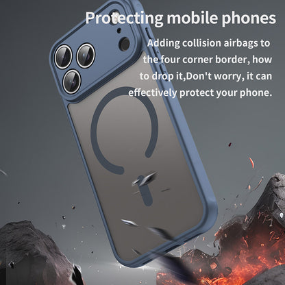 Θήκη MagSafe για Apple iPhone 17 Pro, Techsuit, HaloFrost II, Μπλε Ναυτικό