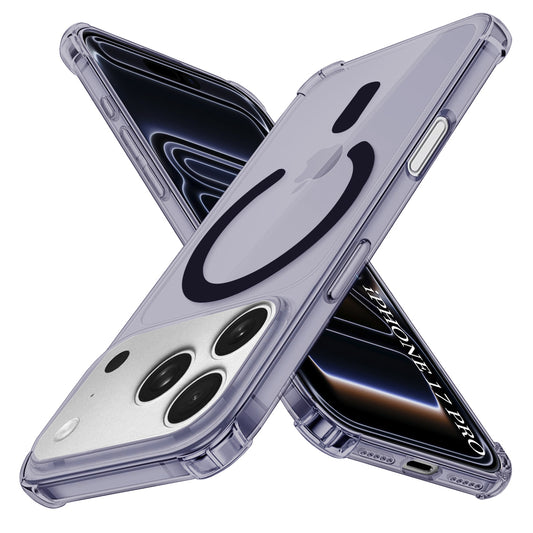 Θήκη MagSafe για Apple iPhone 17 Pro, Techsuit, Ανθεκτική στα Χτυπήματα, Μαύρη