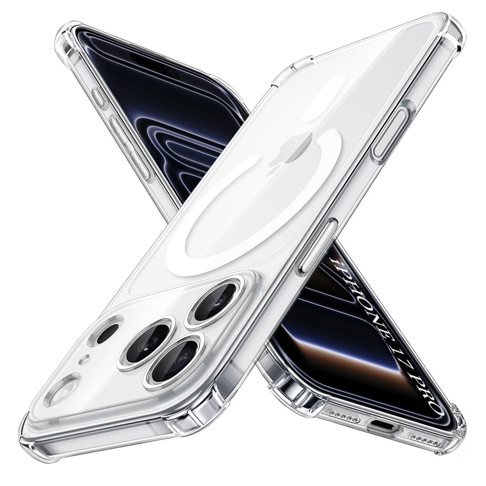 Θήκη MagSafe για Apple iPhone 17 Pro, Techsuit, Ανθεκτική στους κραδασμούς, Διάφανη