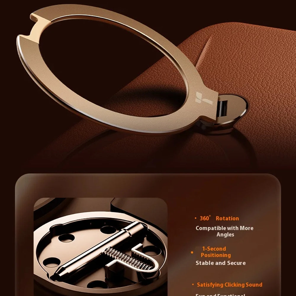 Θήκη MagSafe για Apple iPhone 17 Pro, Torras, QPRO Leather, Καφέ