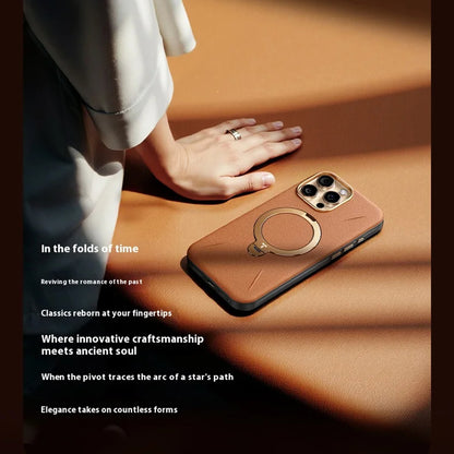 Θήκη MagSafe για Apple iPhone 17 Pro, Torras, QPRO Leather, Καφέ