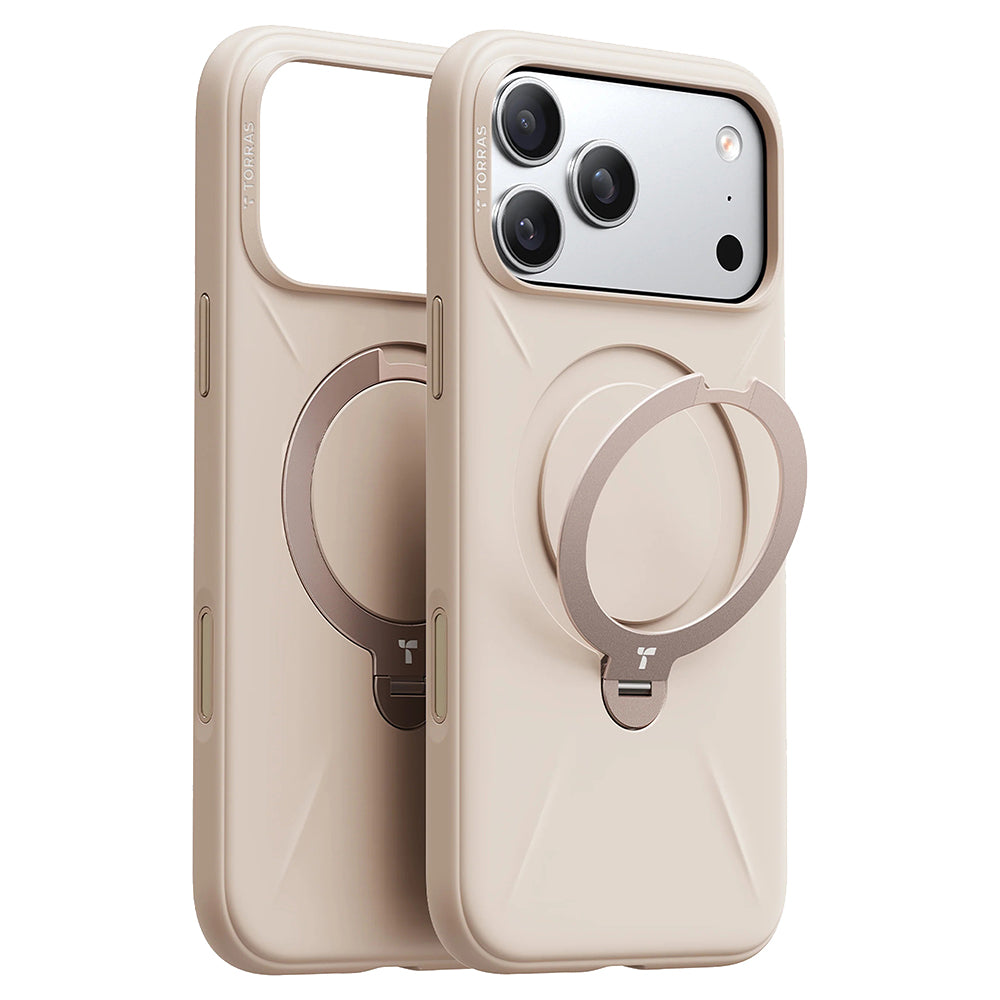 Θήκη MagSafe για Apple iPhone 17 Pro, Torras, QPRO Silicone, Χρυσή