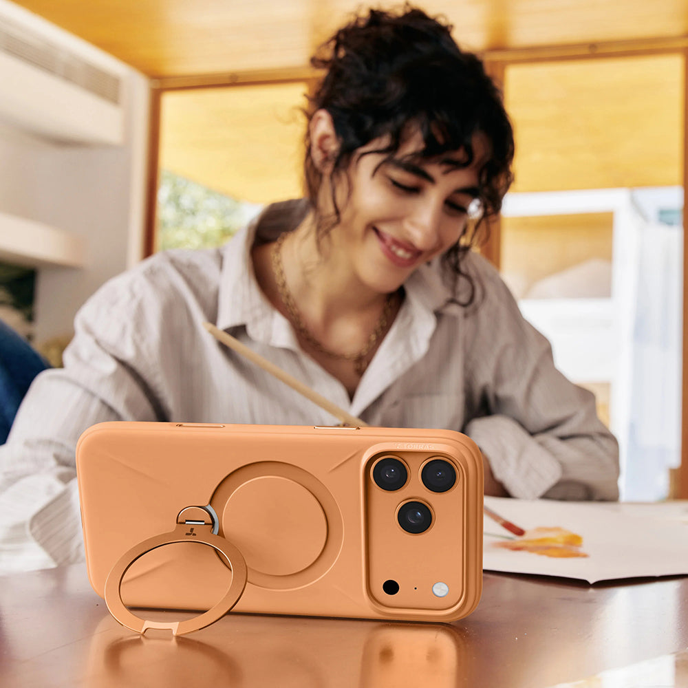 Θήκη MagSafe για Apple iPhone 17 Pro, Torras, QPRO Silicone, Χρυσή