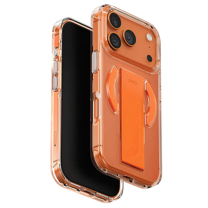 Θήκη MagSafe για Apple iPhone 17 Pro, UNIQ, Heldro Air MagClick, Διάφανη Πορτοκαλί