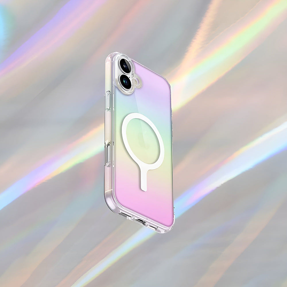 Θήκη MagSafe για Apple iPhone 17 Pro, UNIQ, Iridescia MagClick, Πολύχρωμη