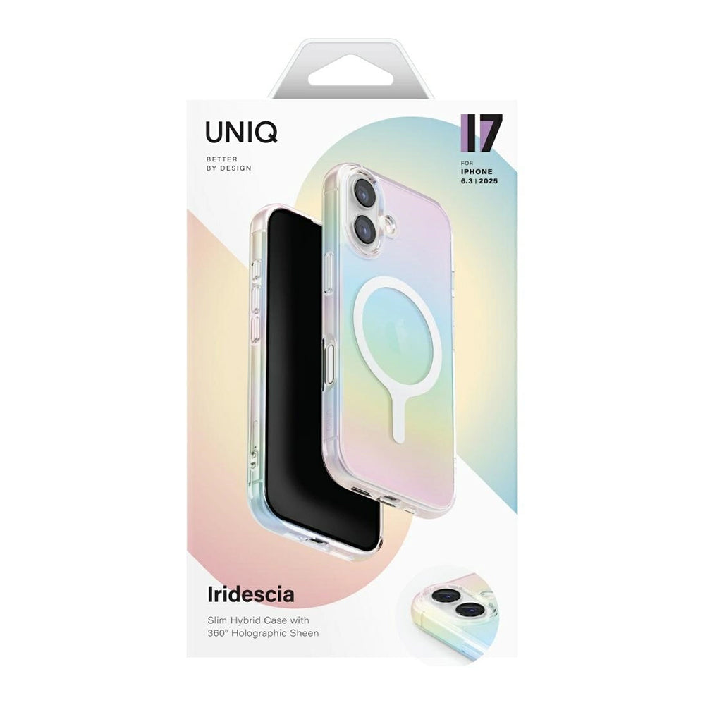 Θήκη MagSafe για Apple iPhone 17 Pro, UNIQ, Iridescia MagClick, Πολύχρωμη