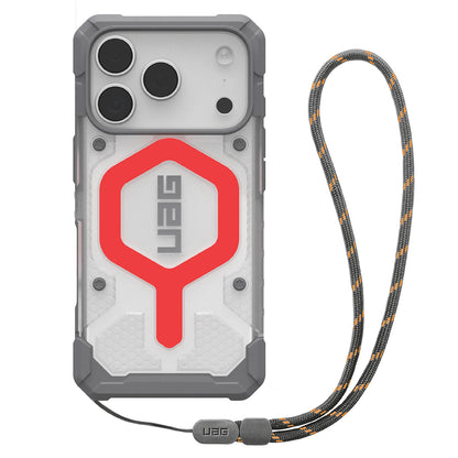Θήκη MagSafe για Apple iPhone 17 Pro, Urban Armor Gear, Pathfinder Clear με Λουράκι, Ροζ
