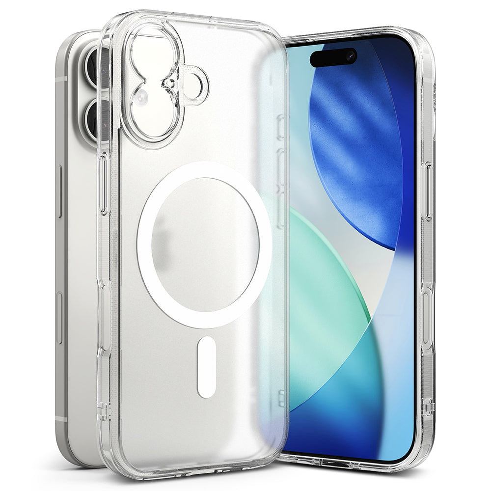 Θήκη MagSafe για Apple iPhone 17, Ringke, Fusion, Ματ Διαφανής