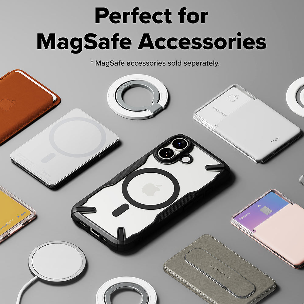 Θήκη MagSafe για Apple iPhone 17, Ringke, Fusion X, Μαύρη