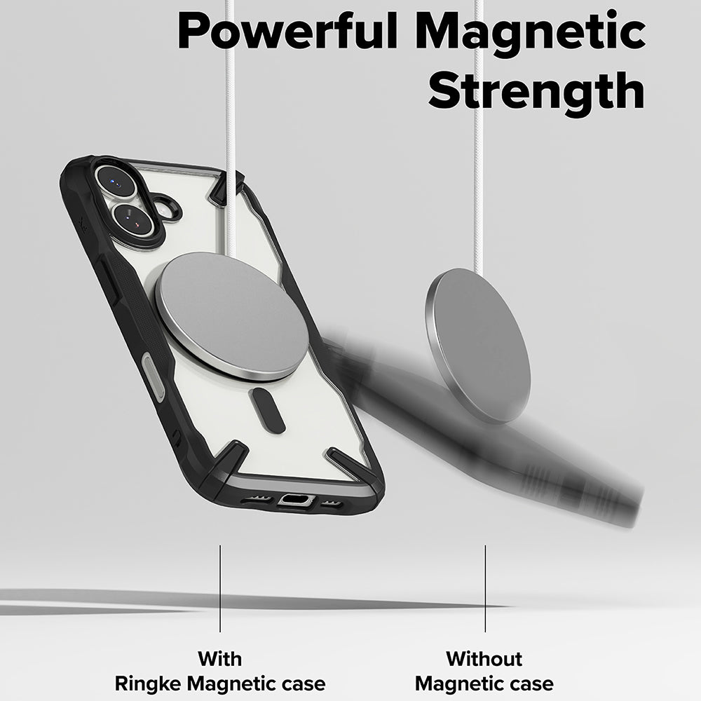 Θήκη MagSafe για Apple iPhone 17, Ringke, Fusion X, Μαύρη