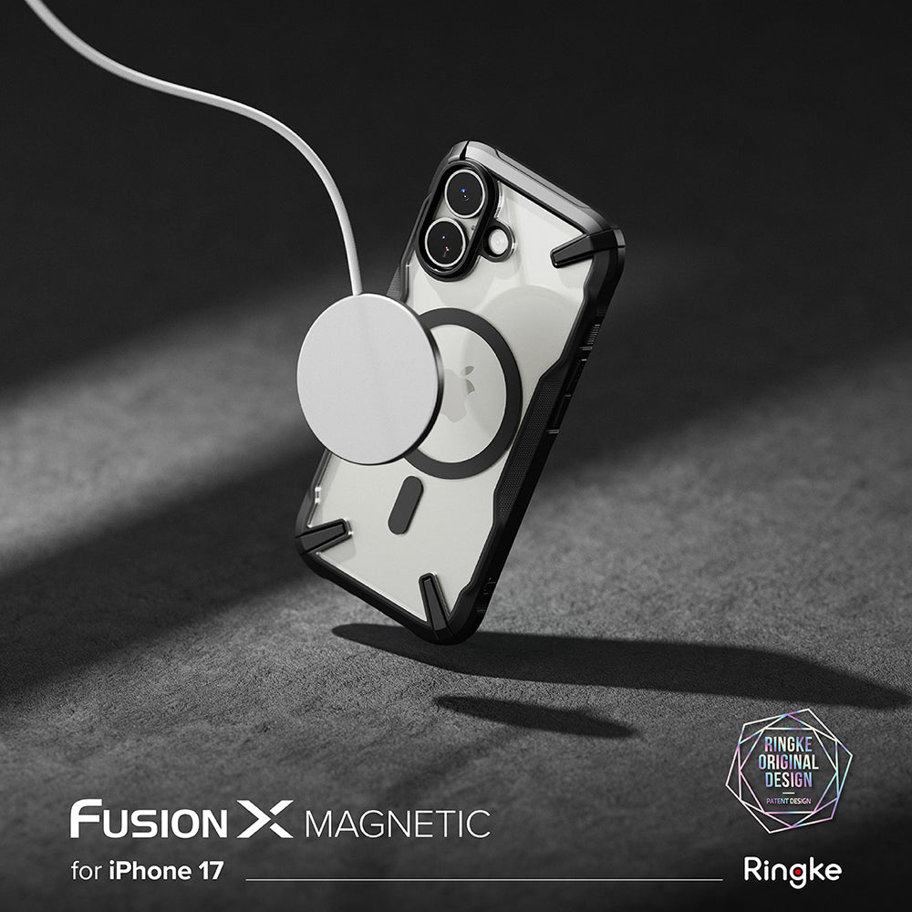 Θήκη MagSafe για Apple iPhone 17, Ringke, Fusion X, Μαύρη