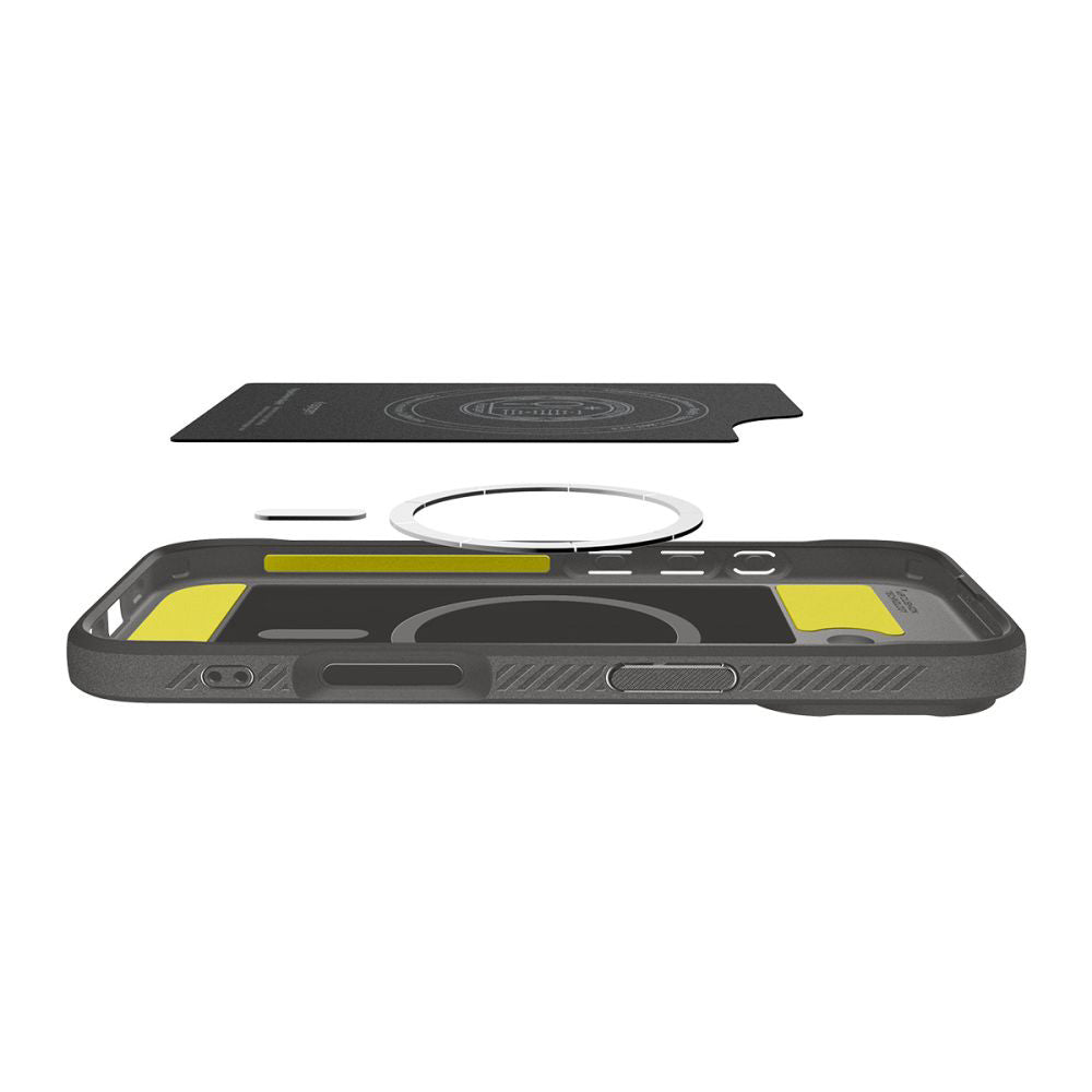 Θήκη MagSafe για Apple iPhone 17, Spigen, Rugged Armor, Γκρι