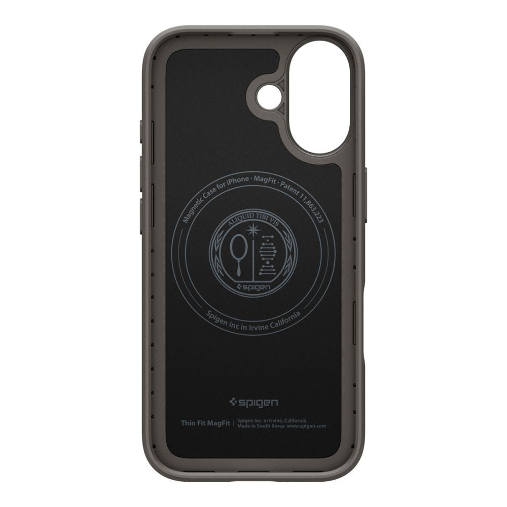 MagSafe Case for Apple iPhone 17, Spigen, Thin Fit, Gray