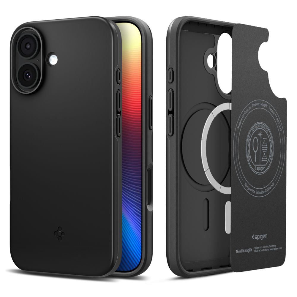 Θήκη MagSafe για Apple iPhone 17, Spigen, Thin Fit, Μαύρη
