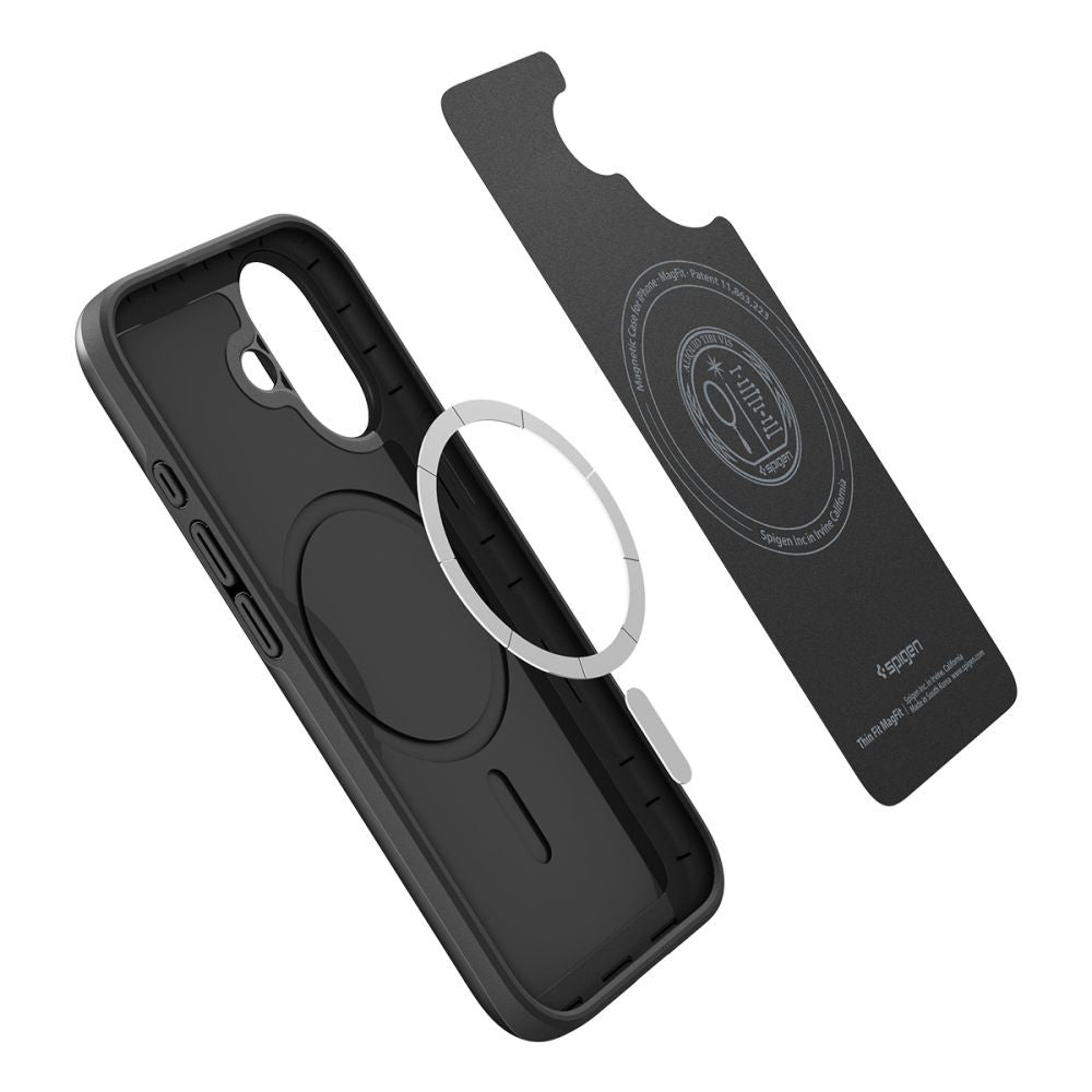 Θήκη MagSafe για Apple iPhone 17, Spigen, Thin Fit, Μαύρη