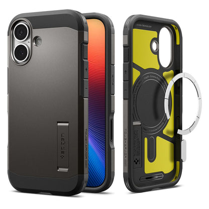 Θήκη MagSafe για Apple iPhone 17, Spigen, Tough Armor T, Γκρι ACS10392
